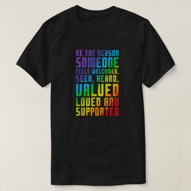 Camiseta Be The Reason - Ultimate Ally Support (Frente do Design)