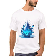 "Be Water" Largar Design de alta qualidade