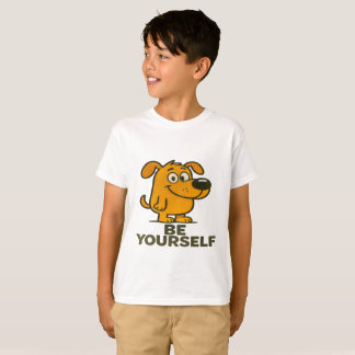 Camiseta Be yourself motivation t shirt for kids