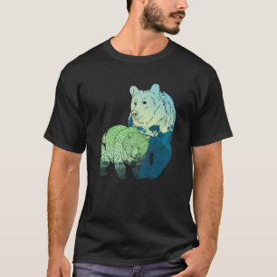 Camiseta Bea Amante de os animais da Floresta Natural do Ur