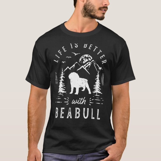 Camiseta Beable Life Melhor Mãe Pai Cão (Frente)