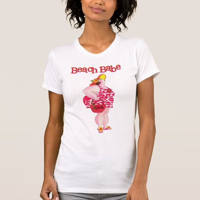 Camiseta Beach Babe T-Shirt (Frente)