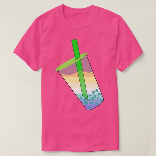 Camiseta Beach Boba Tea (Frente do Design)