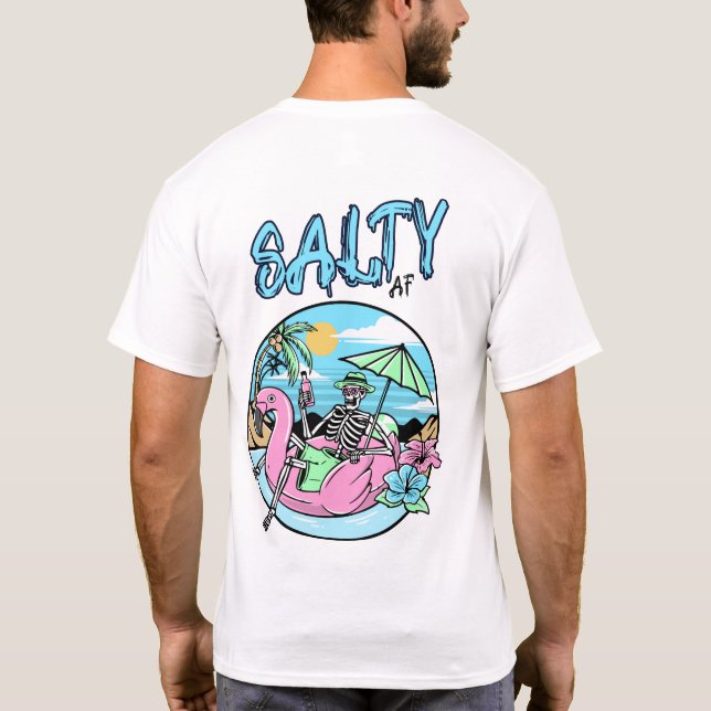 Camiseta Beach Bones por Salty AF (Verso)