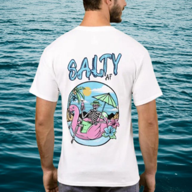 Camiseta Beach Bones por Salty AF (Criador carregado)