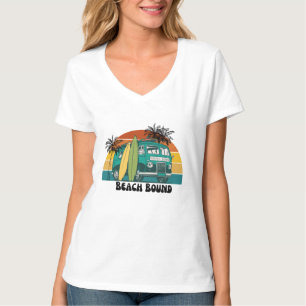 Camiseta Beach Bound, Retro Surf Up