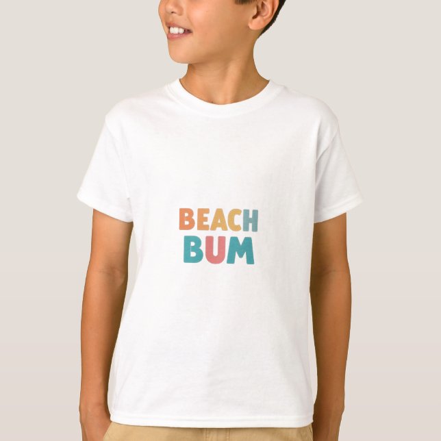 Camiseta Beach Bum.Kids (Frente)