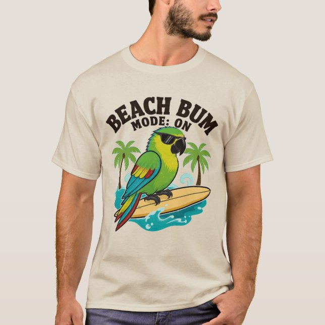Camiseta BEACH BUM PARROT (Frente)