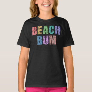 Camiseta BEACH BUM-Retro Vintage Bum de praia em descamação