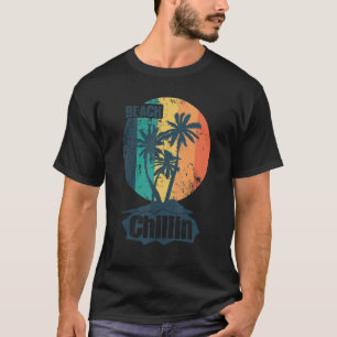 Camiseta Beach Chillin a passear na praia