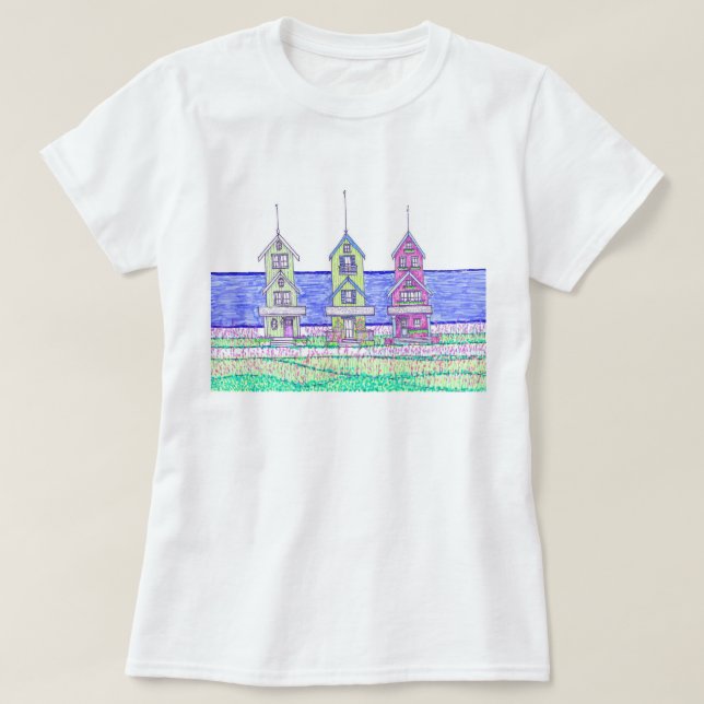 Camiseta Beach Cottage Trio Tshirt (Frente do Design)