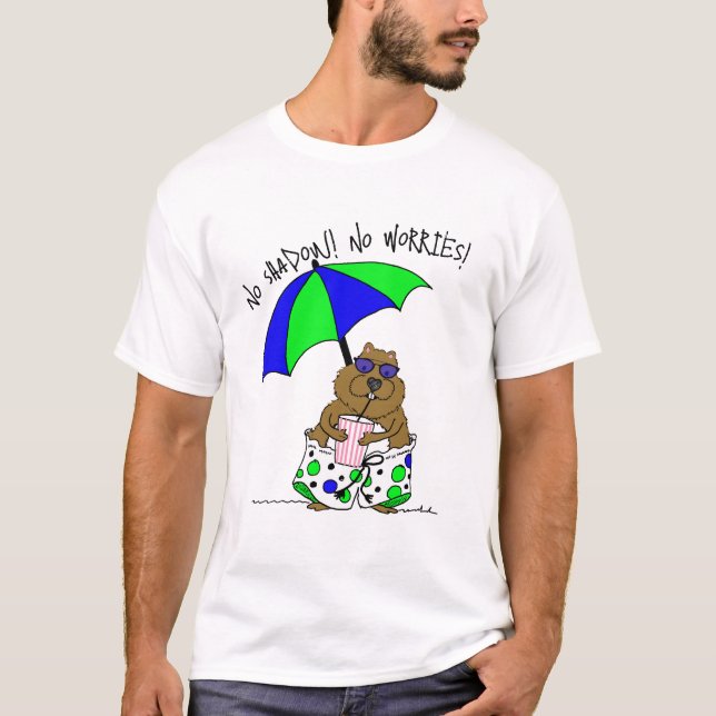 Camiseta Beach Day Groundhog (Frente)