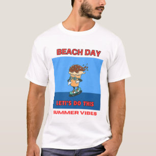 Camiseta Beach Day Summer Vibes Tee