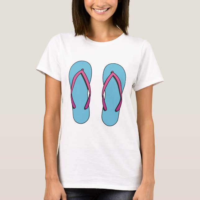 Camiseta Beach Flip Flops (Frente)