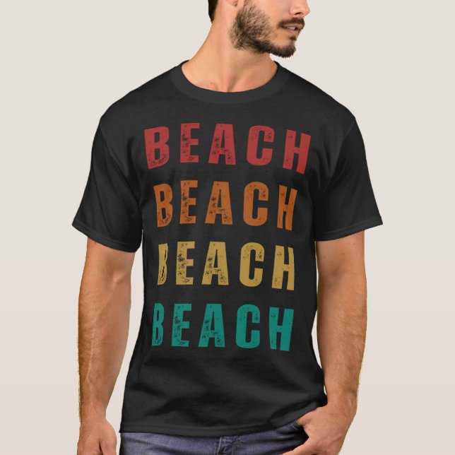 Camiseta Beach Fun and Vintage Style (Frente)
