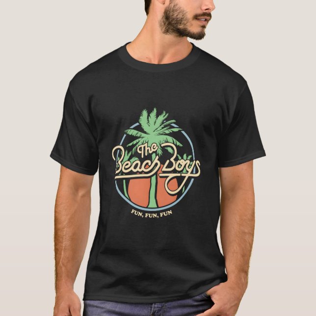 Camiseta Beach Fun Fun Fun Palm Tree (Frente)