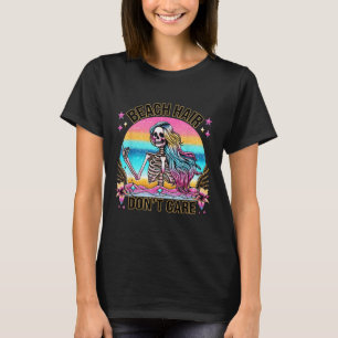 Camiseta Beach Hair Dont Care Summer Vacation Hawaii Mermai