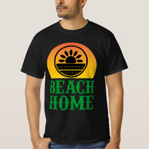 Camiseta Beach Home Sunset Coaster Design