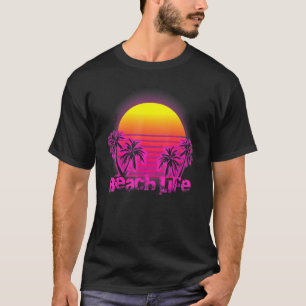 Camiseta Beach Life Islands Eletro Sunset Love Cali