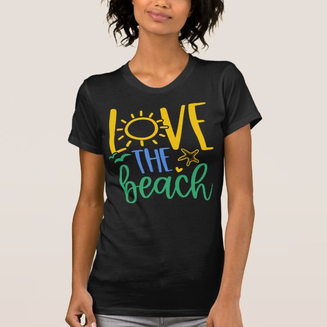 Camiseta Beach Lover "Love the Beach"  (Frente)