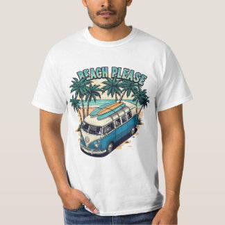 Camiseta Beach Please Retro Surf Van