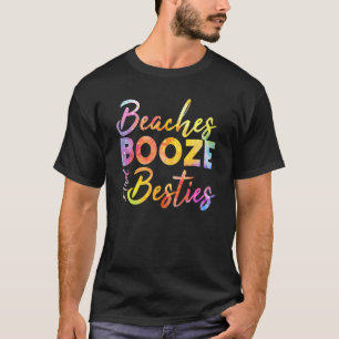 Camiseta Beach Quote Beaches Booze E Besties Summer Vacat