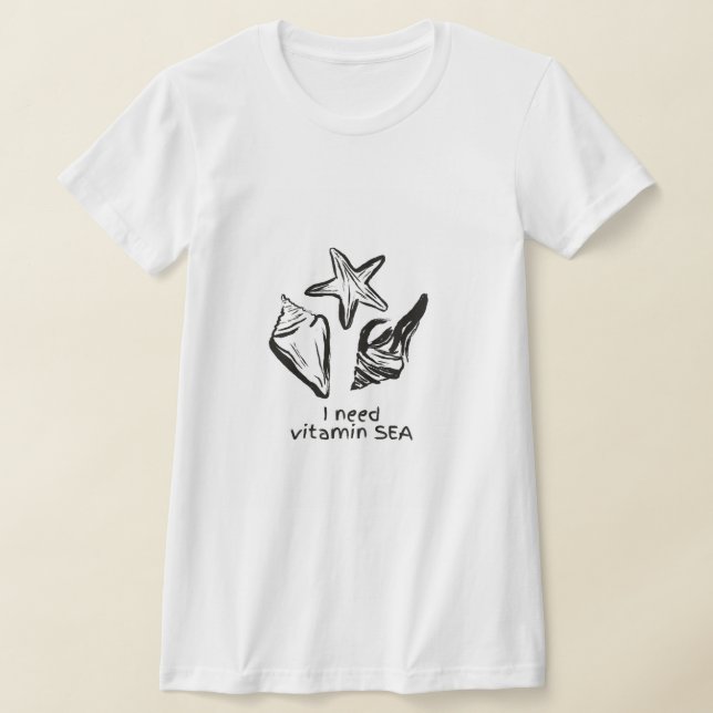 Camiseta Beach Quote T-Shirt  (Postura )