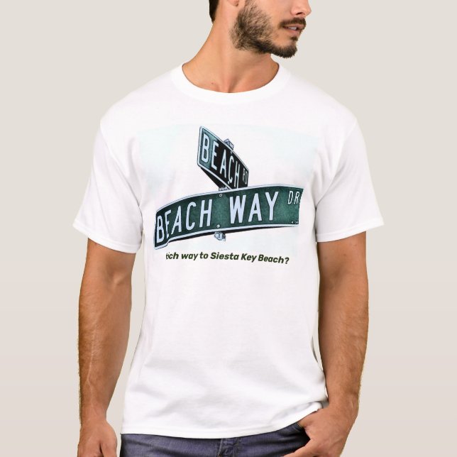 Camiseta Beach Road Siesta Key T-Shirt (Frente)