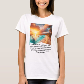 Camiseta "Beach Serenity Cote T-Shirt"