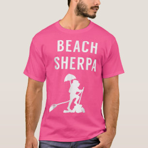 Camiseta Beach Sherpa - Pai Engraçado de Praia para 1607 do