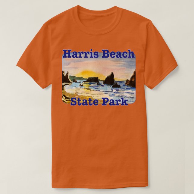 Camiseta Beach State Park Oregon (Frente do Design)