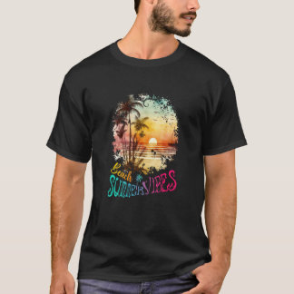 Camiseta Beach Summer Vibes Vacation Idea