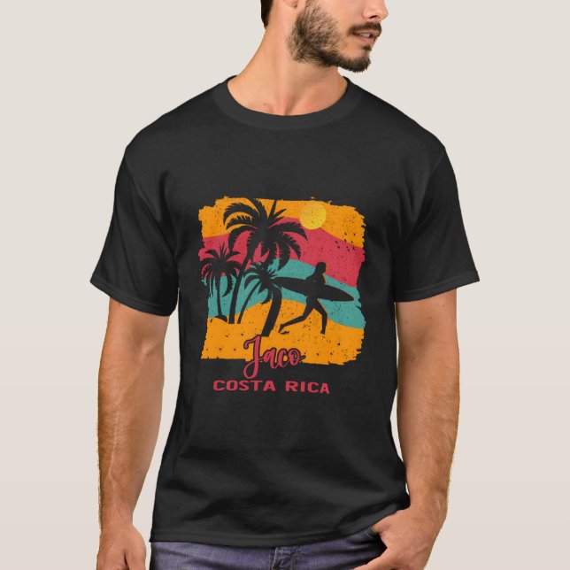 Camiseta Beach Surfing Jaco Costa Rica (Frente)
