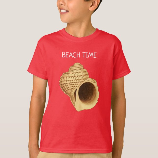 Camiseta Beach Time Seashell (Frente)