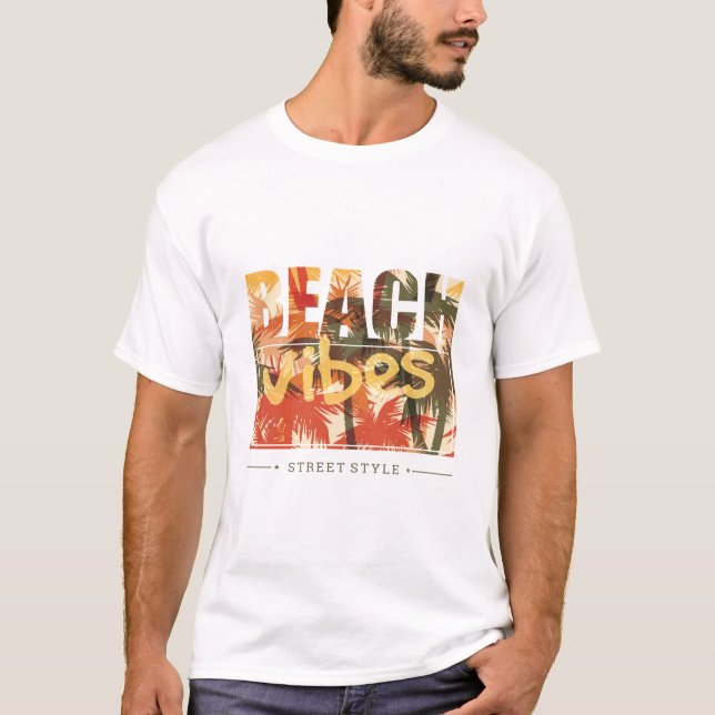 Camiseta Beach Vibe Summer T-Shirt (Frente)
