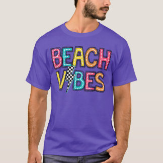 Camiseta Beach Vibes Hello Summer Vacaging Girl Teen