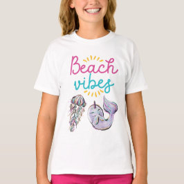 Camiseta Beach Vibes Narwhale