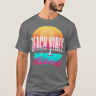 Camiseta Beach Vibes Wildwood Summer New Jersey Tropical Be