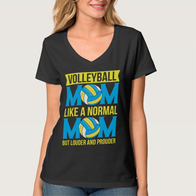 Camiseta Beach Volleyball Mom Volleyball  Mothers Day  1 (Frente)
