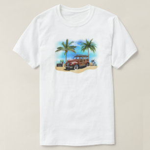 Camiseta Beach Woody Wagon T-Shirt