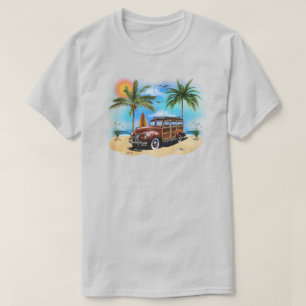 Camiseta Beach Woody Wagon T-Shirt
