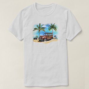 Camiseta Beach Woody Wagon T-Shirt