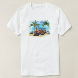 Camiseta Beach Woody Wagon T-Shirt