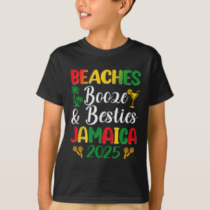 Camiseta Beaches Booze Bachelorette Jamaica Girls T