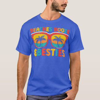 Camiseta Beaches Booze Besties Girls Trip Girls Weekend 202