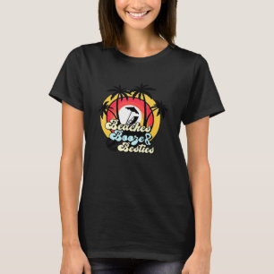 Camiseta Beaches Booze & Besties Girls Vacation Summer