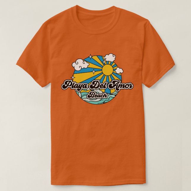 Camiseta Beaches Playa Del Amor Beach (Frente do Design)