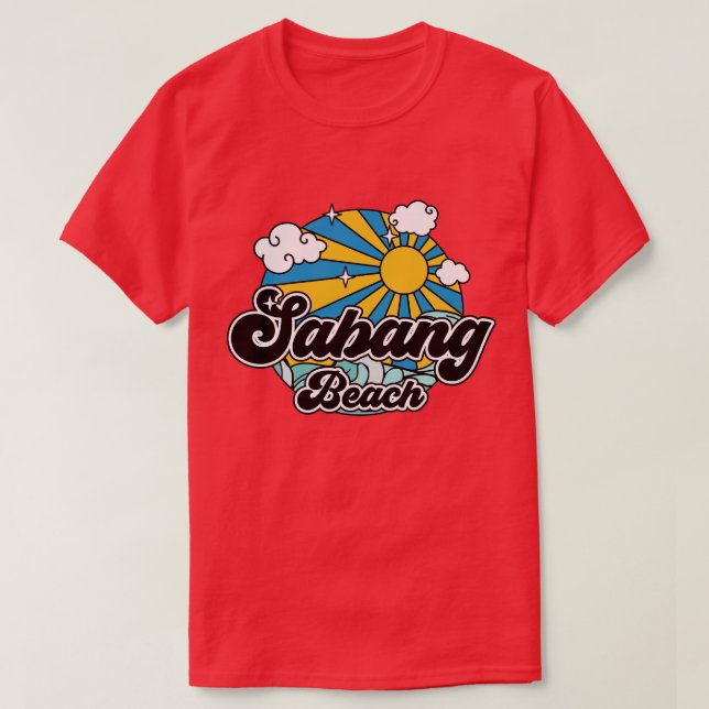 Camiseta Beaches Sabang Beach (Frente do Design)
