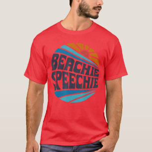 Camiseta Beachie Speechie Speech Therapie Beach Retro Summe