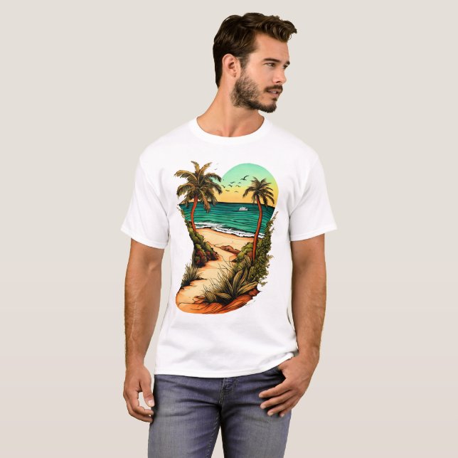Camiseta BeachLife (Frente Completa)